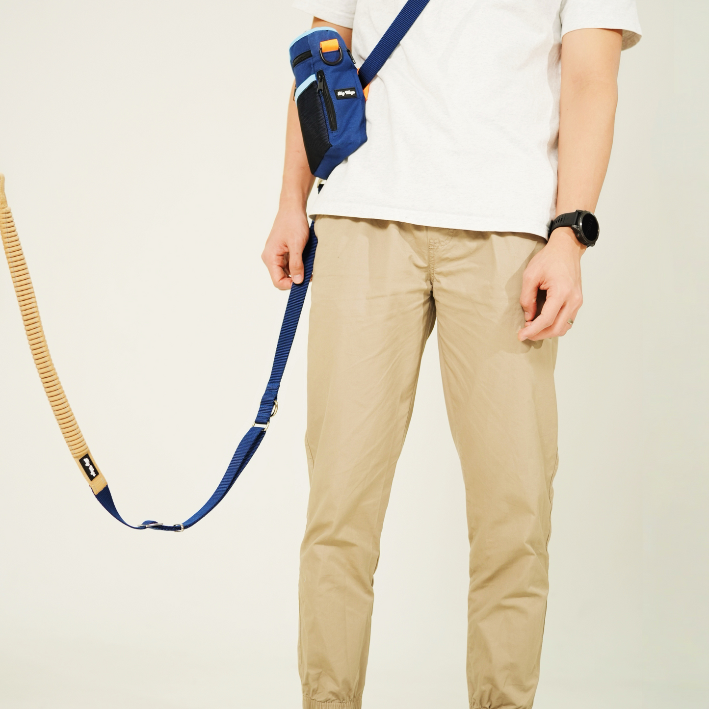 [PRE-ORDER] Everyday Buddy Hands-free Leash in Pawcific Blue